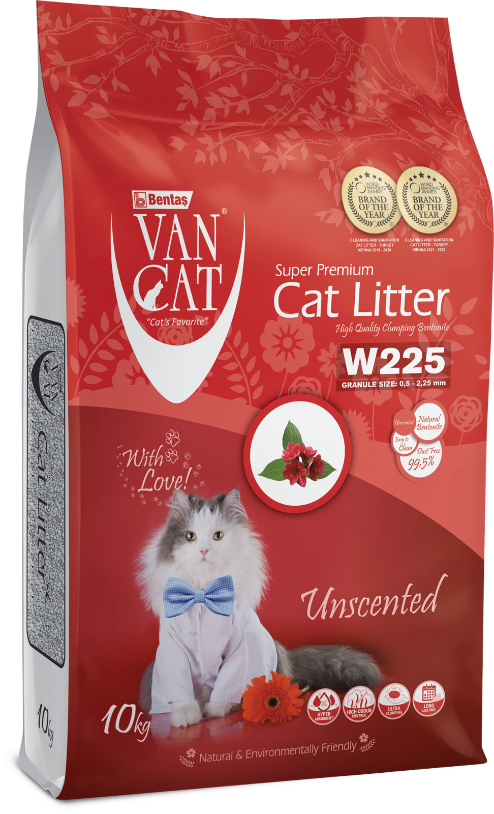 Κωδ.51010-51016-51015 - Unscented (μεσαία) 5-10-15kg Άμμος Γάτας Van Cat Natural - Image 1
